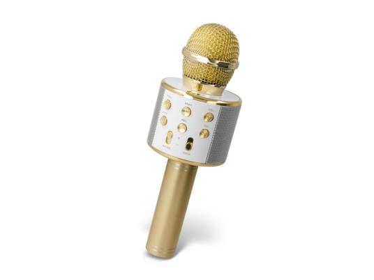 Maxlife mikrofon sa bluetooth zvučnikom MX300, gold