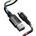 XO kabl USB - Lightning 1,0m 2,1A, Black, NB108