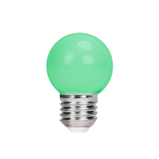Forever light LED sijalica zelena, 2W, E27, G45, 1/5