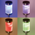 Solarna baštanska lampa metal-plastika color LED