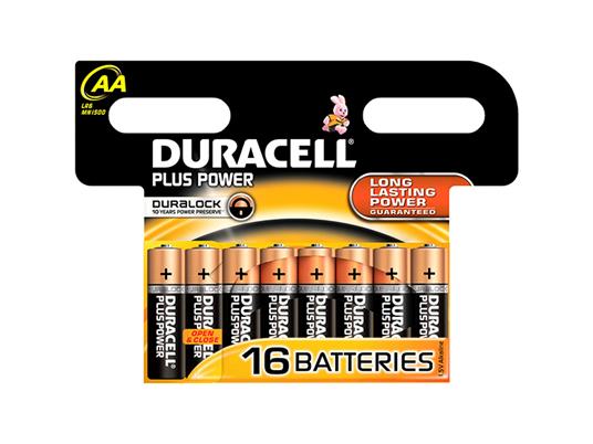 Duracell alkalna baterija, Plus Power, LR6, 1/16