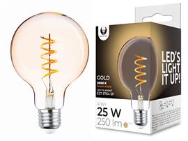 Forever LED filament sijalica, G95, 4W, E27, 2000K, SF