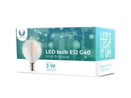 Forever light LED sijalica 0.5W, E12, G40, 30Lm, 1/6