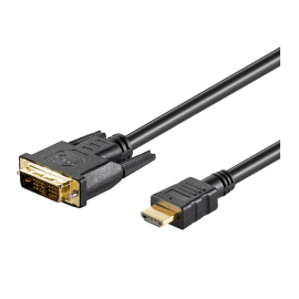HDMI kabl 19P utikač - DVI utikač 1,5m