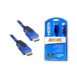 Lexton kabl HDMI, 1,5m, plavi