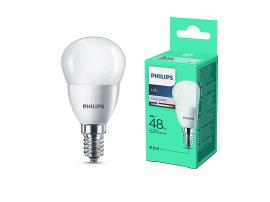 Philips LED sijalica, 6W, P45, E14, 4000K, CW