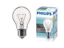 Philips bistra sijalica, A55, 40W, E27