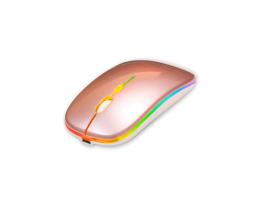Setty wireless miš RGB roze zlatni 800-1600dpi