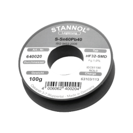 Stannol tinol žica, 0,5mm, 100G, SMD, Sn60Pb40