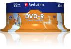 Verbatim DVD-R, 16x, spindle, 1/25
