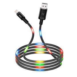 XO kabl USB - Lightning 1,0m 2,1A, Black, NB108