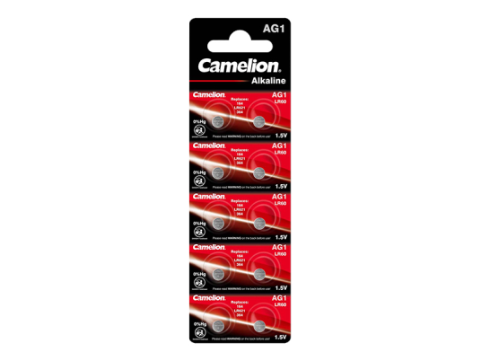 Camelion alkalna baterija, AG1,364, SR621, SR60 1/10
